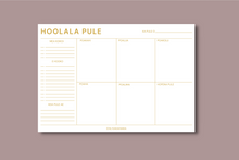 Load image into Gallery viewer, HOOLALA PULE | HAWAIIAN LANGUAGE WEEKLY PLANNER NOTEPAD