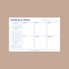Load image into Gallery viewer, HOOLALA PULE | HAWAIIAN LANGUAGE WEEKLY PLANNER NOTEPAD