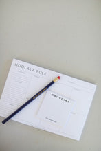 Load image into Gallery viewer, HOOLALA PULE | HAWAIIAN LANGUAGE WEEKLY PLANNER NOTEPAD
