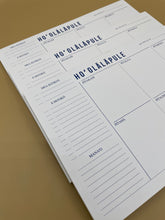 Load image into Gallery viewer, HOOLALA PULE (Misprint) | HAWAIIAN LANGUAGE WEEKLY PLANNER NOTEPAD