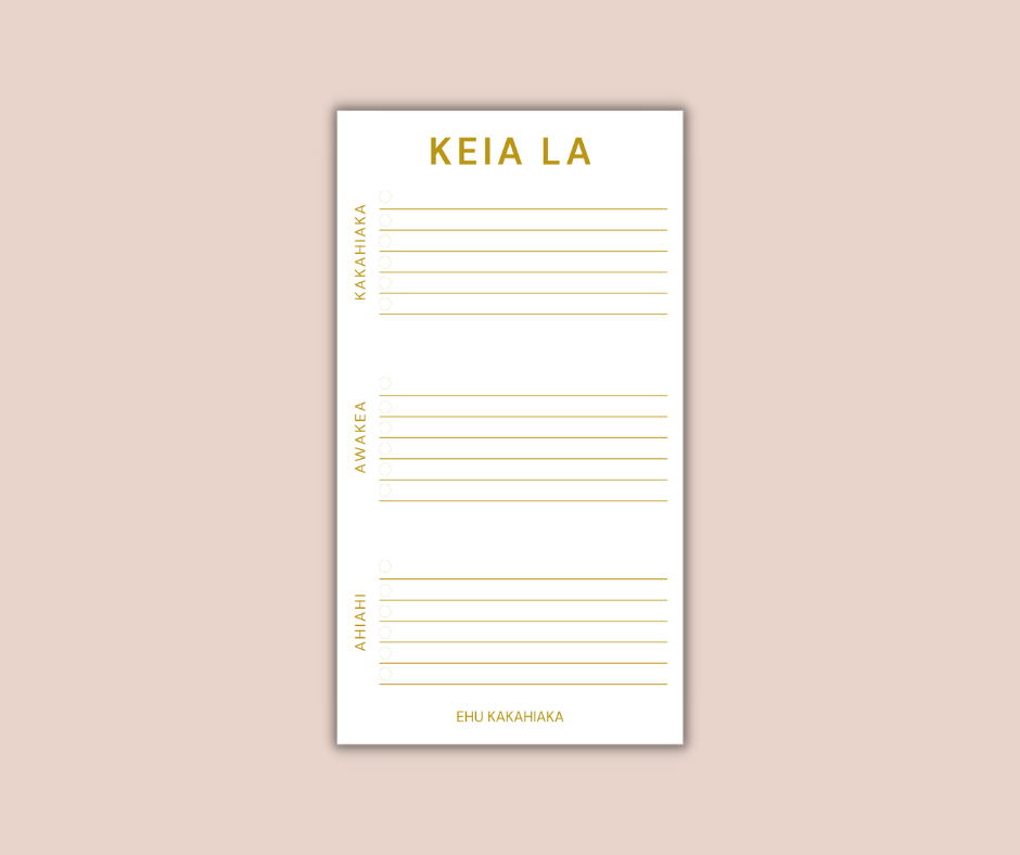 KEIA LA | NOTEPAD - GOLD