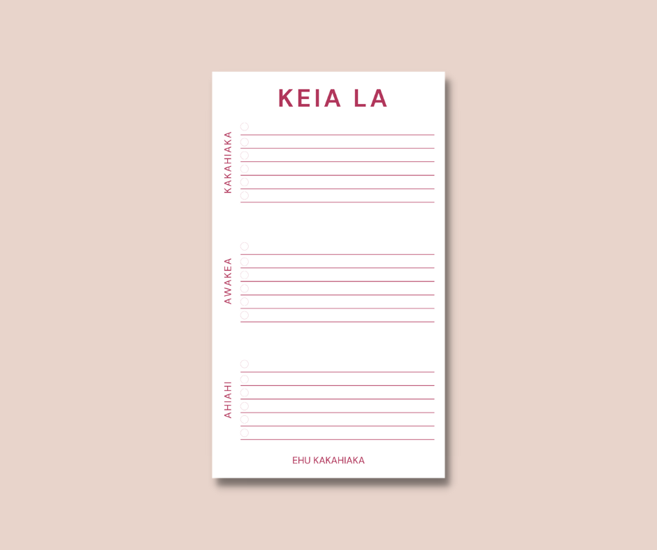 KEIA LA | NOTEPAD - ROSE GOLD