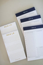 Load image into Gallery viewer, KEIA LA | NOTEPAD - GOLD
