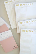 Load image into Gallery viewer, HOOLALA PULE | HAWAIIAN LANGUAGE WEEKLY PLANNER NOTEPAD
